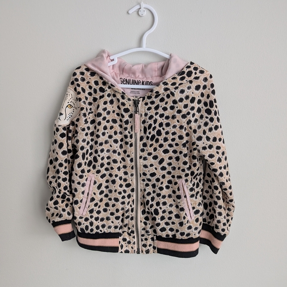 Genuine Kids Leopard Print Jacket - Picture 1 of 2